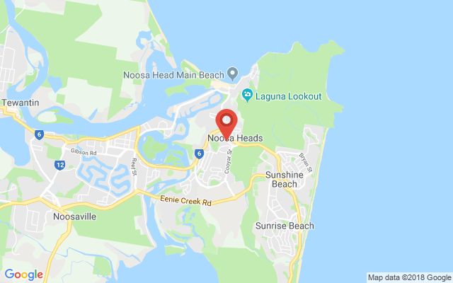 Google map image of location Lanyana Way, Noosa Heads QLD 4567, Australia